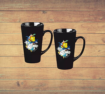 Black Ceramic Cup (2-pack) - Reindeer - Boazu - Ulrika