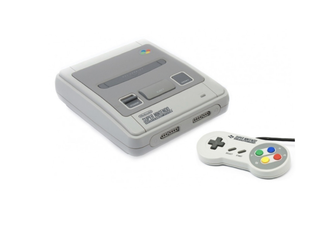 SNES konsol basenhet Normalt Skick