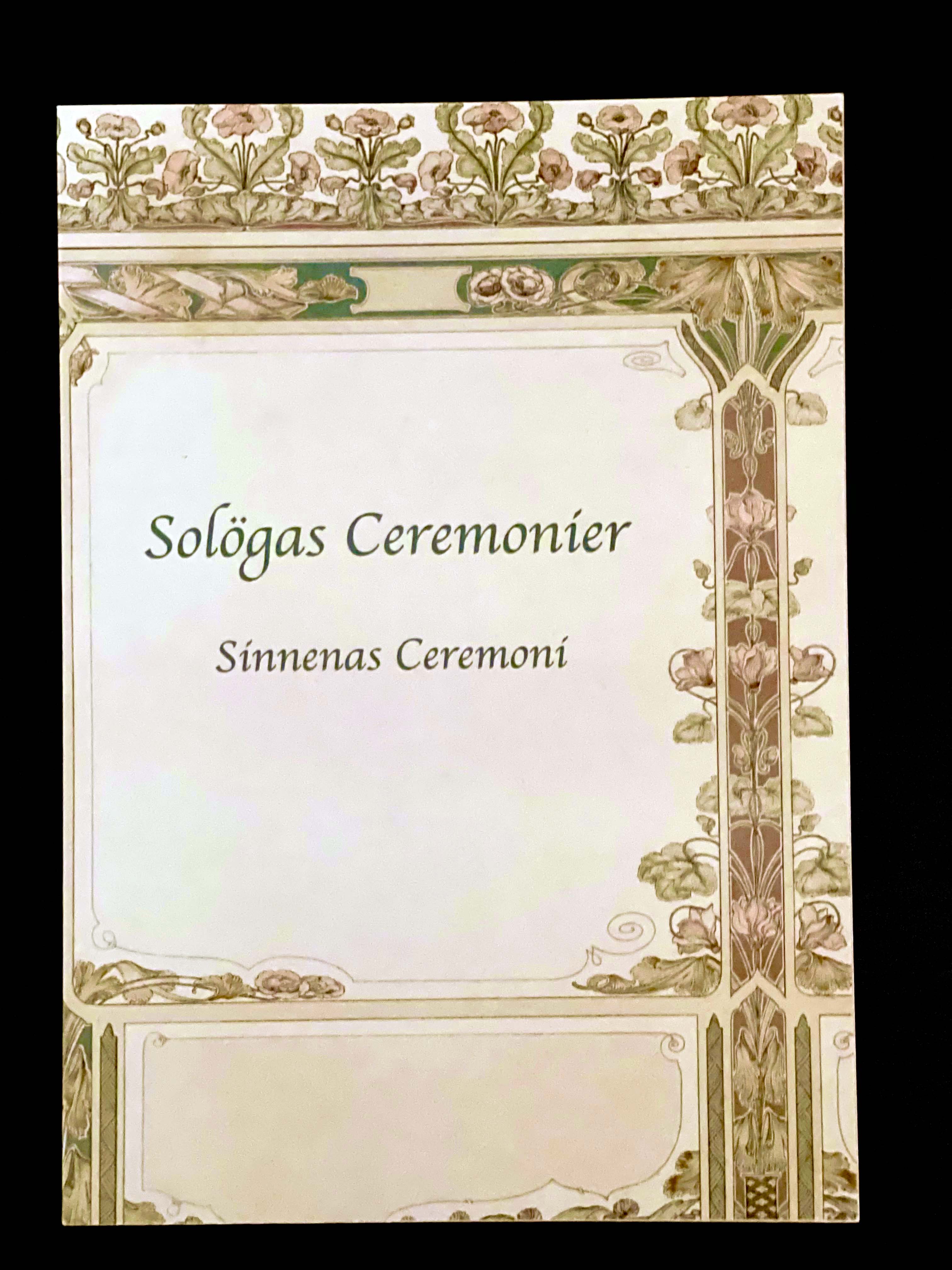 Sinnenas Ceremoni - Ceremonikort