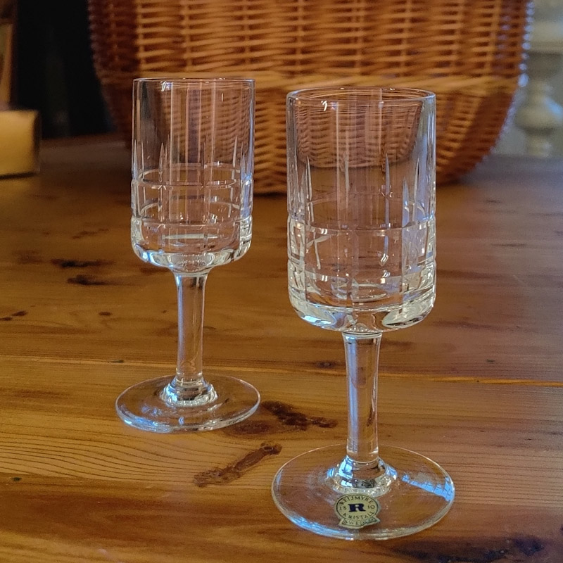 Sherryglas  rutslipat från Reimyre 