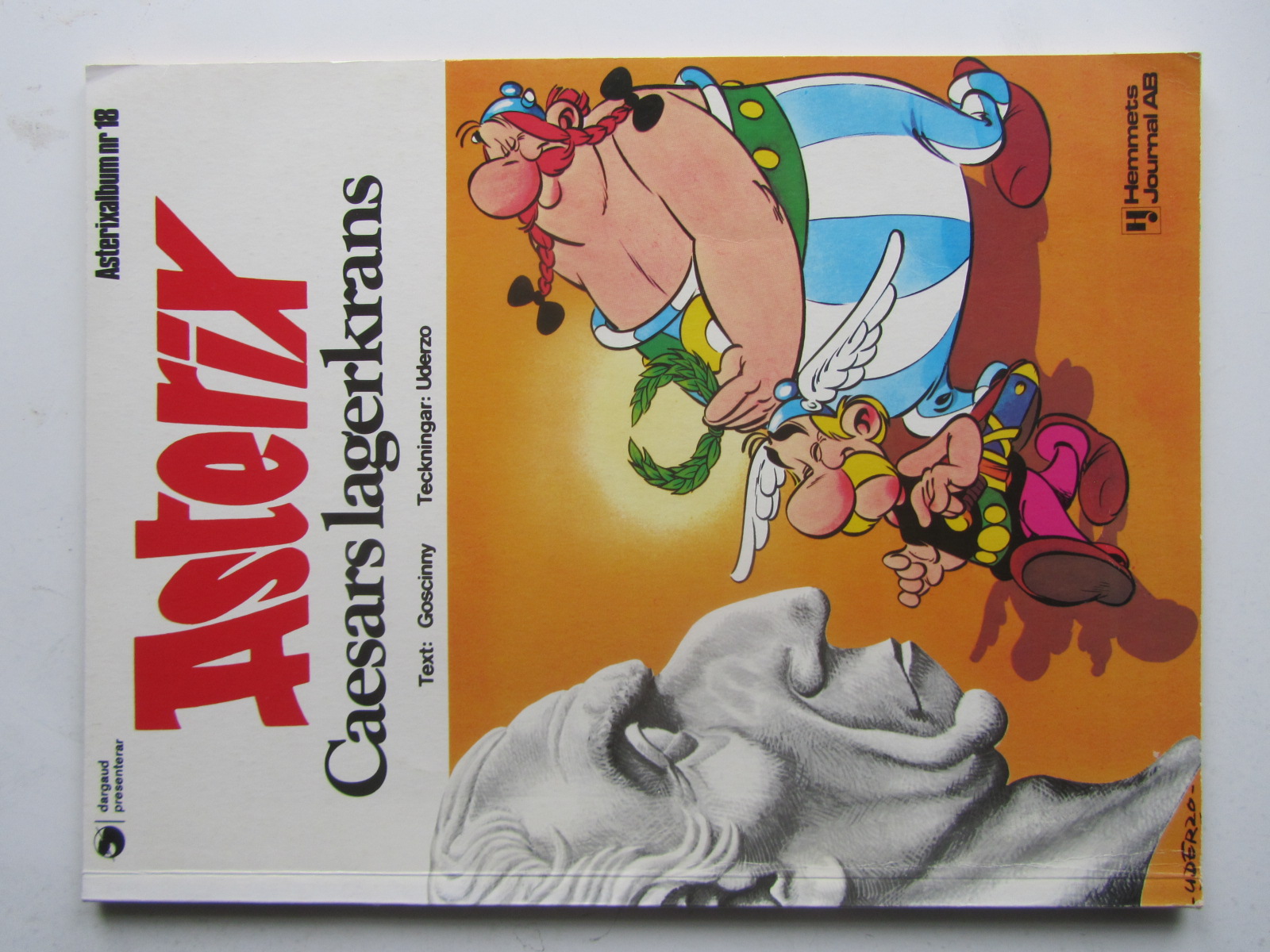 Asterix 18 Caesars lagerkrans 1:a upplagan Vg+