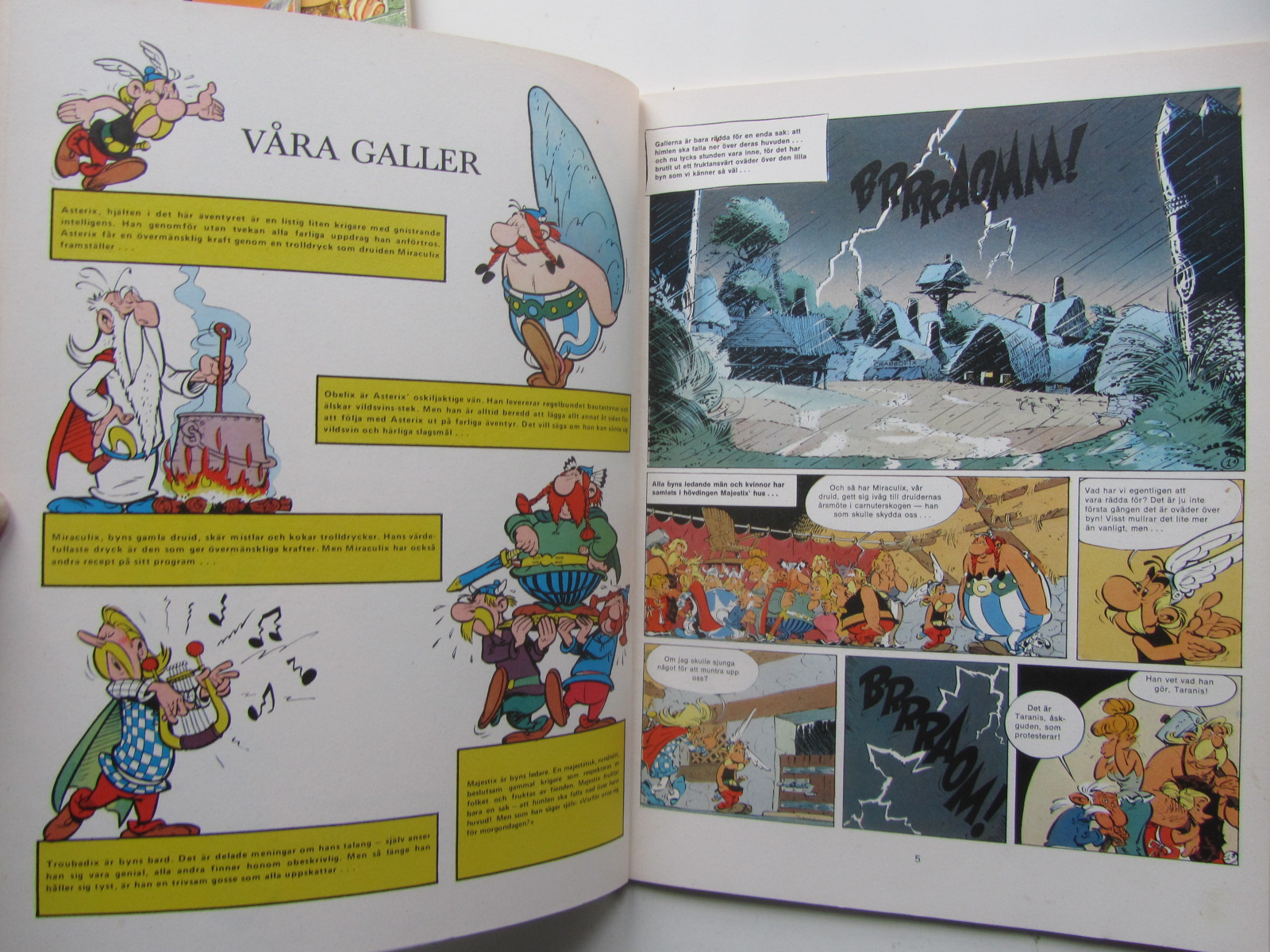 Asterix 19 Asterix och spåmannen 1:a upplagan Fn - 3