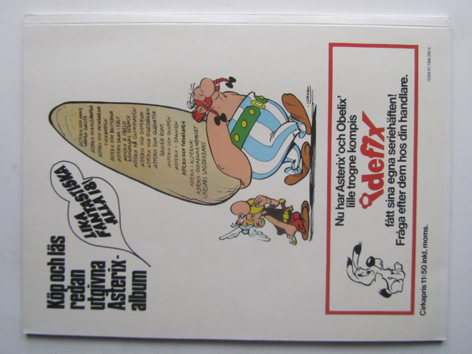 Asterix 19 Asterix och spåmannen 1:a upplagan Fn - 2