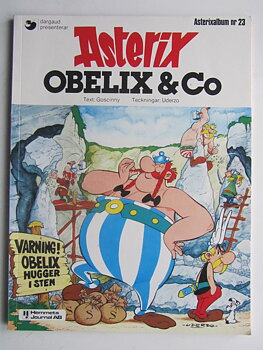 Asterix 23 Obelix & Co 1:a upplagan Fn