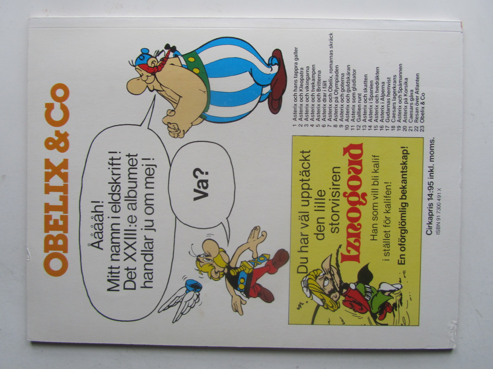 Asterix 23 Obelix & Co 1:a upplagan Fn - 2