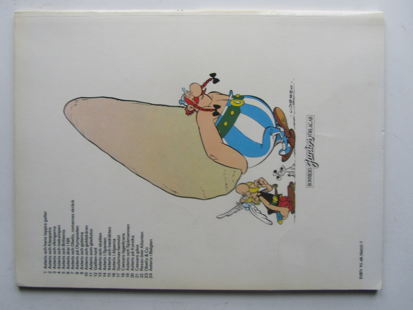 Asterix 25 Det stora bygrälet 1:a upplagan Vg+ - 2
