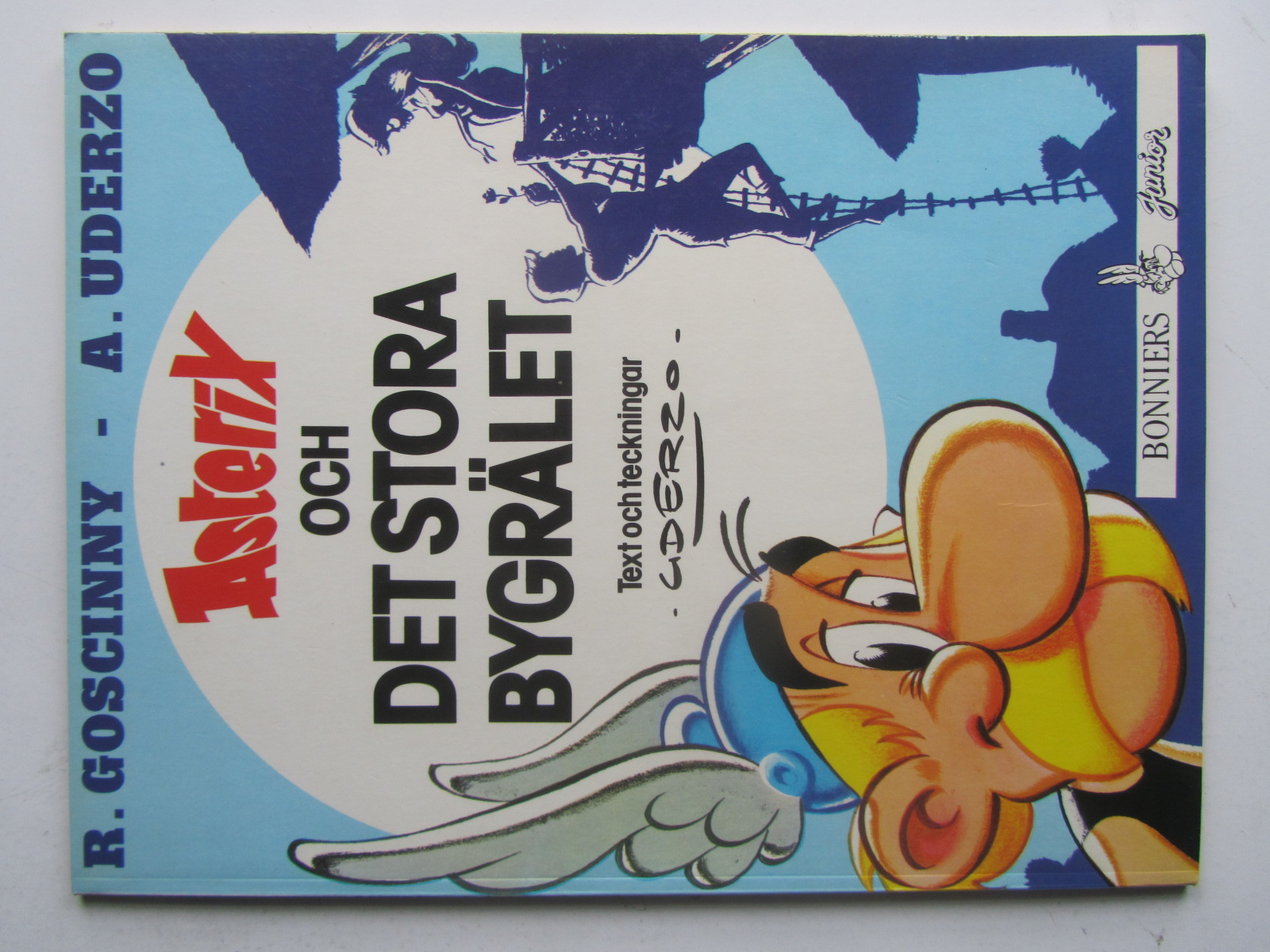 Asterix 25 Det stora bygrälet 1:a upplagan Vg+