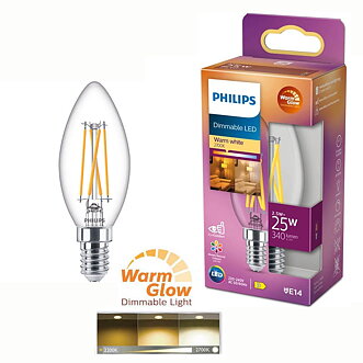 Led kron (25w) e14 dim wg
