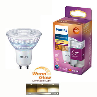Led spot (50w) gu10 dim wg