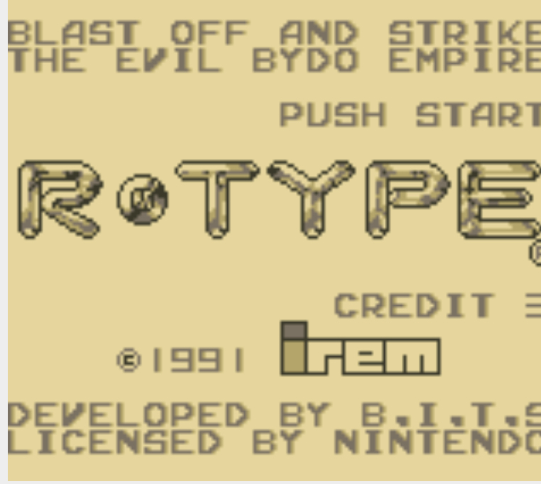 R-Type - GB - 2
