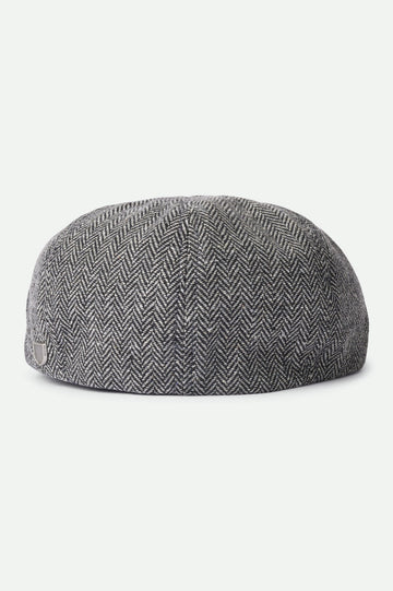 Brixton Brood grey black fiskbensmönstrad - 6