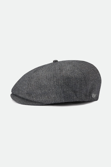 Brixton Brood grey black fiskbensmönstrad