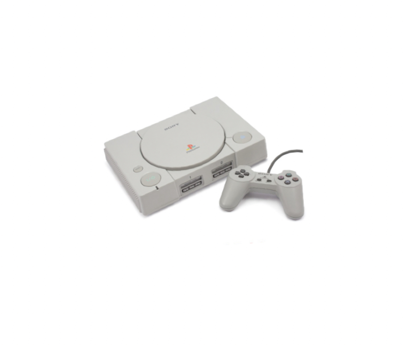 PS1 Konsol inkl sladdar & en kontroll - 3