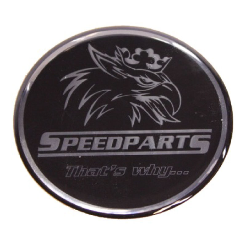 Globe decal black ø 58mm