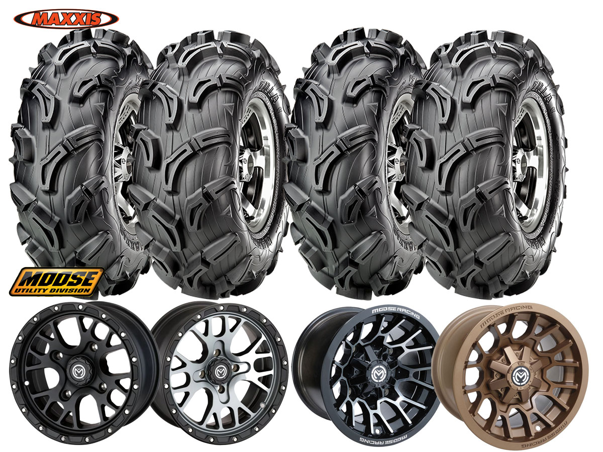 ATV Däck på fälg Maxxis Zilla 28" på 14" fälgar