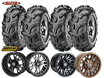 ATV Däck på fälg Maxxis Zilla 28" på 14" fälgar