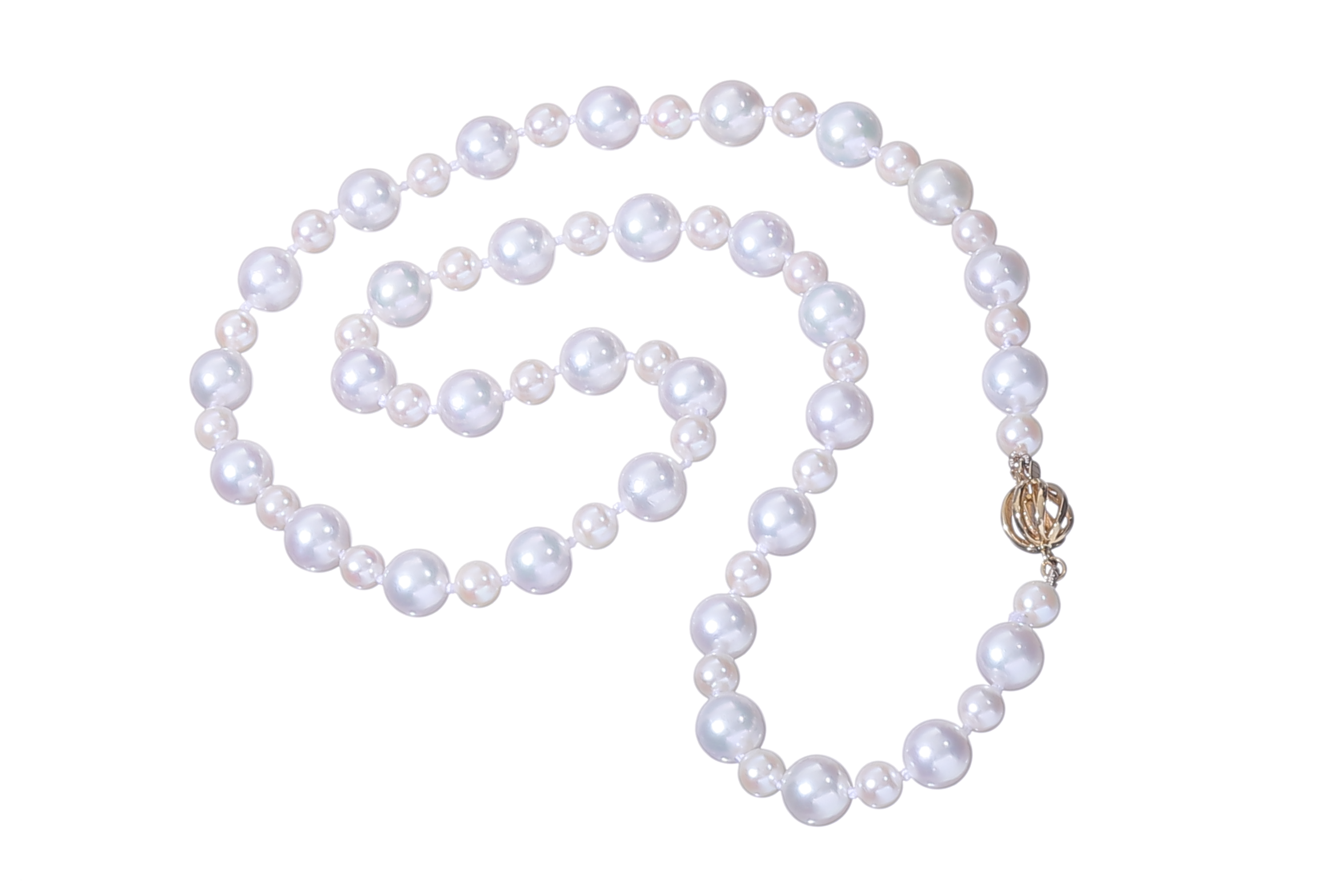 SOLD-OUT! Perlenarmband-Akoya in AA-Qualität mit Goldverschluss - 5