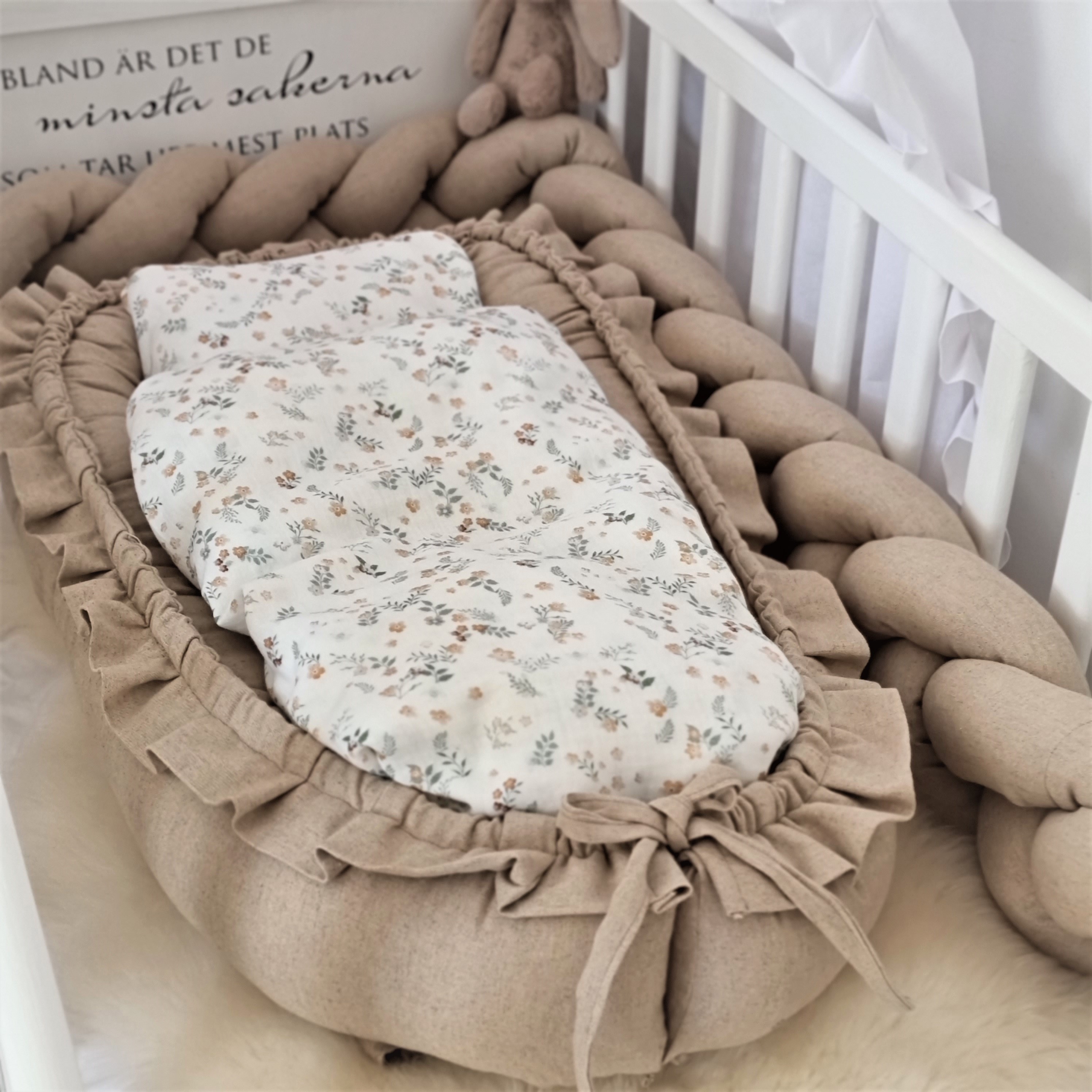 Bäddset till babynest/vagn/vagga