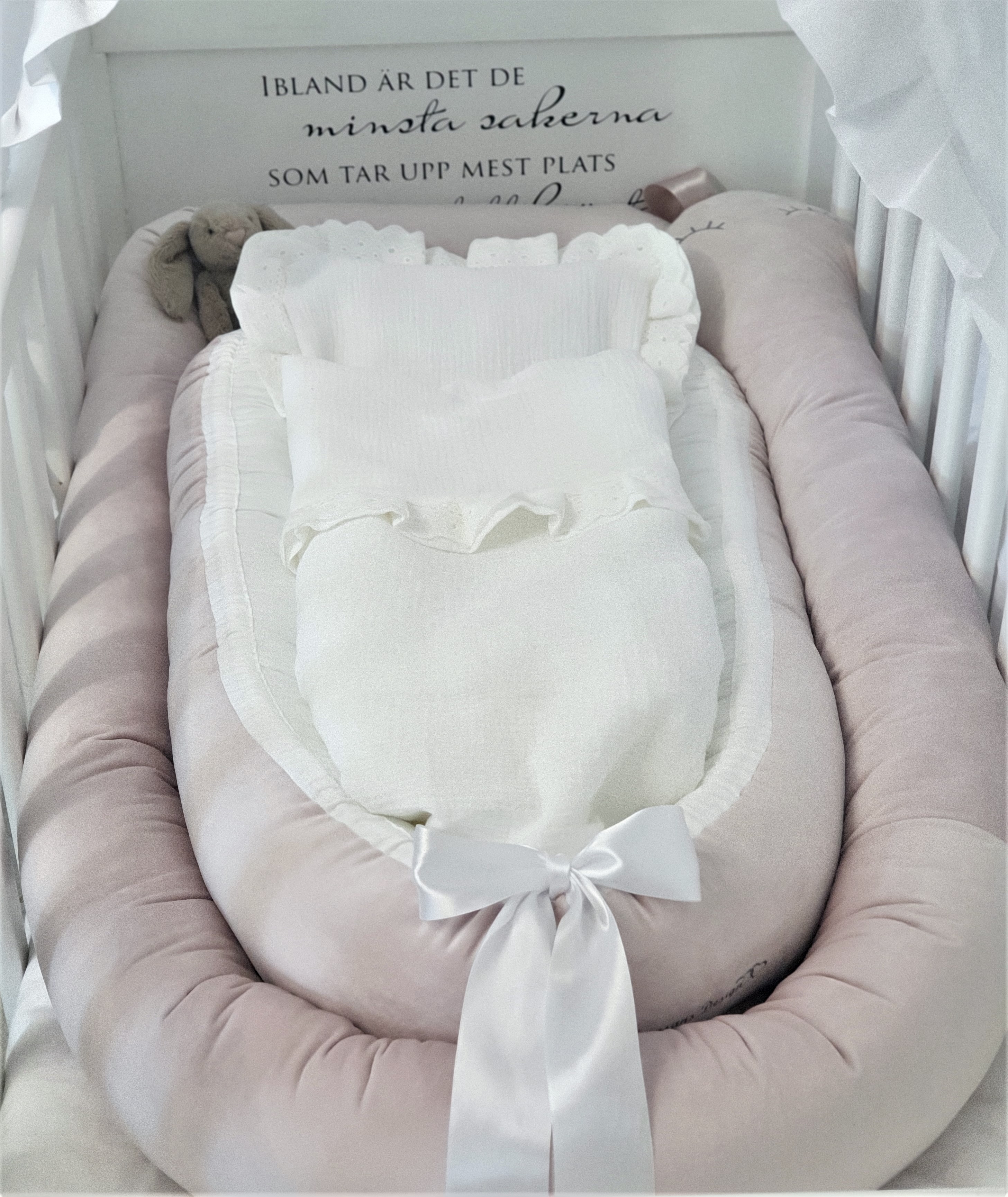 Bäddset till babynest/vagn/vagga - 4
