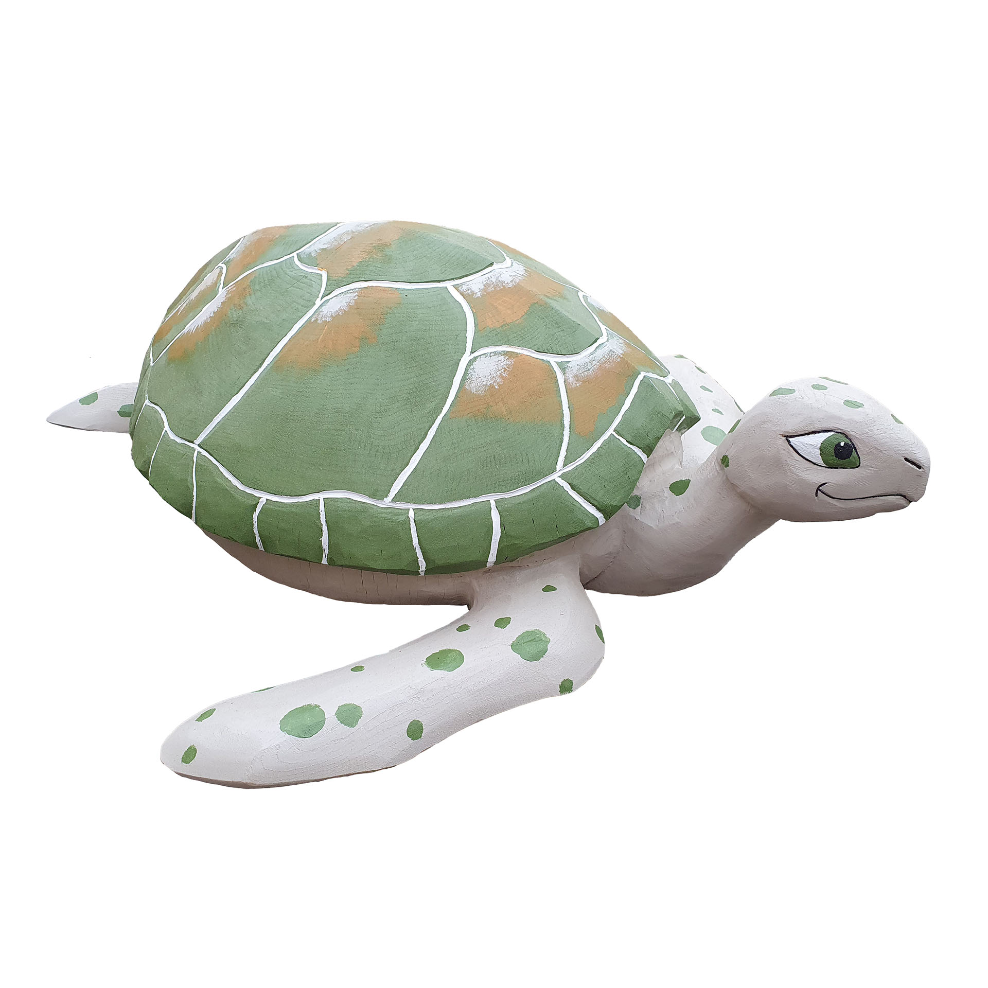Träskulptur Sköldpadda