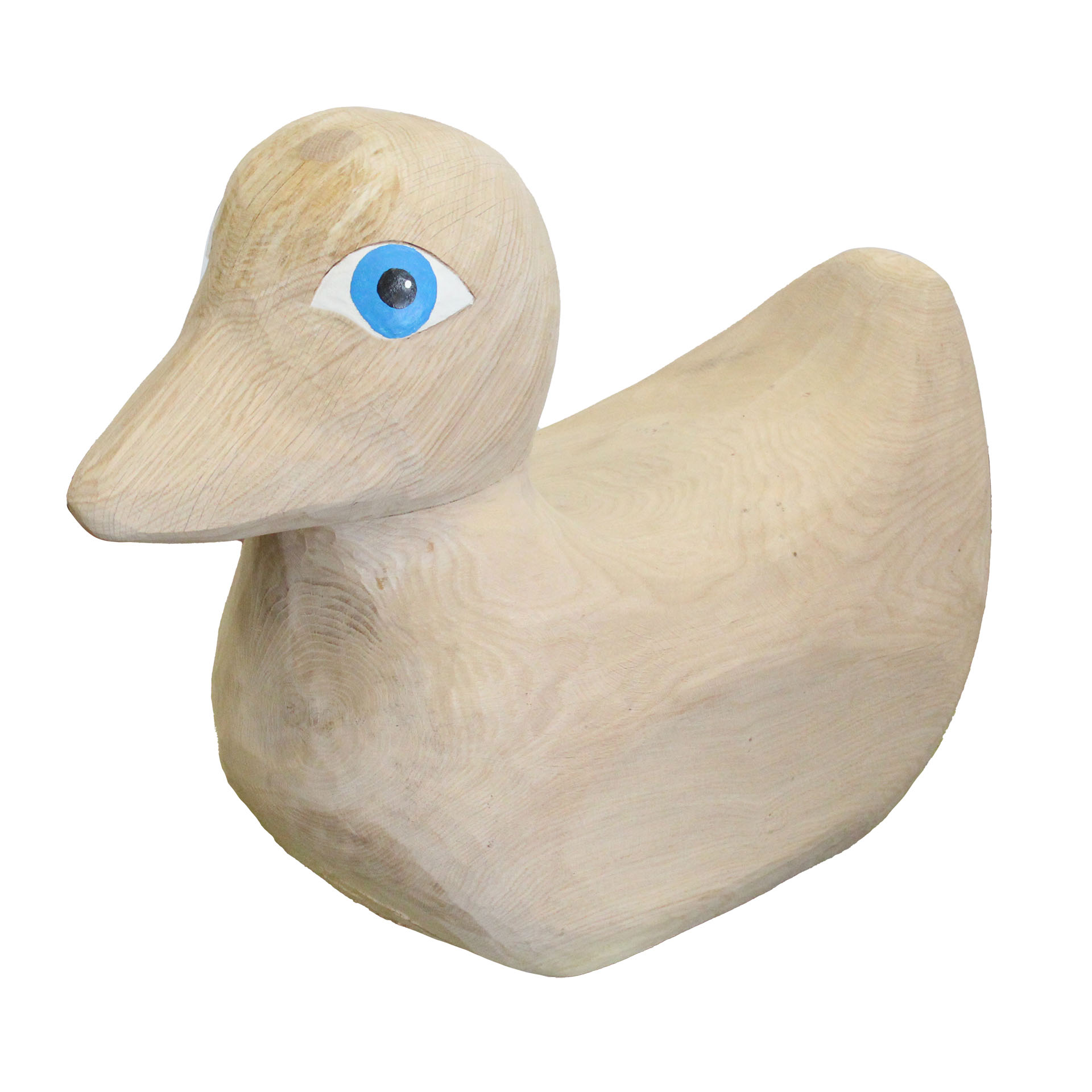 Träskulptur Anka stor