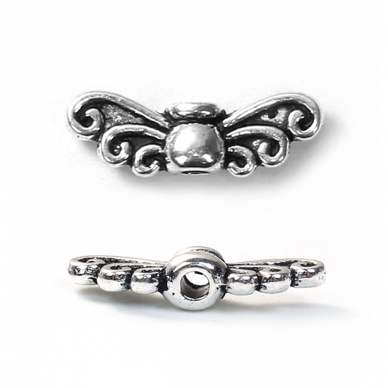 Vingar - platina ornament 14mm