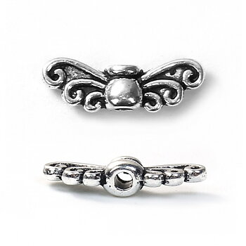 Wings - platinum ornament 14mm