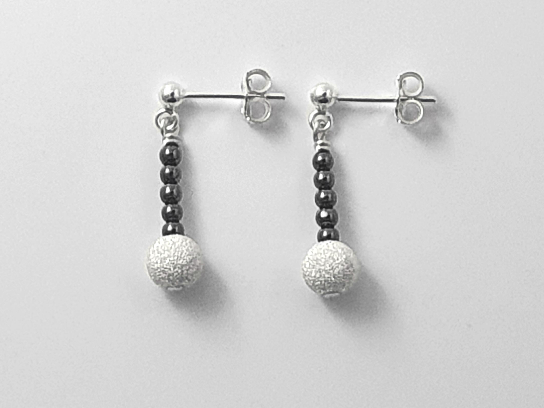 JOD Glitter: earrings hanging sterling silver