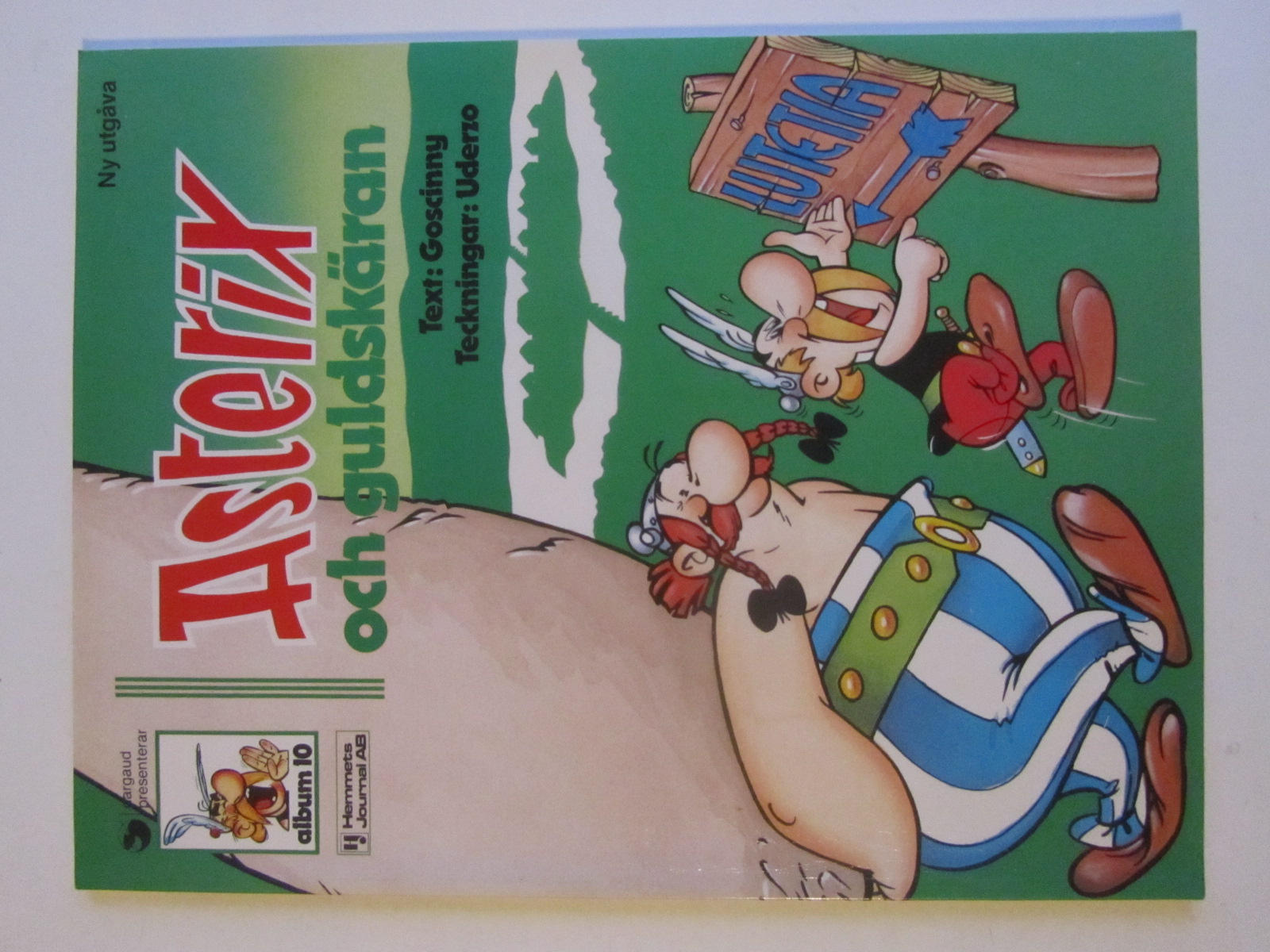 Asterix 10 Asterix och guldskäran 4:e upplagan Fn