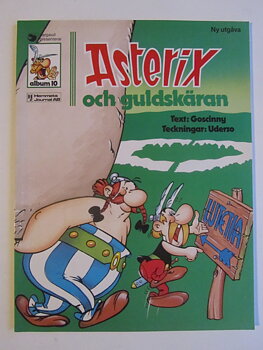 Asterix 10 Asterix och guldskäran 4:e upplagan Fn
