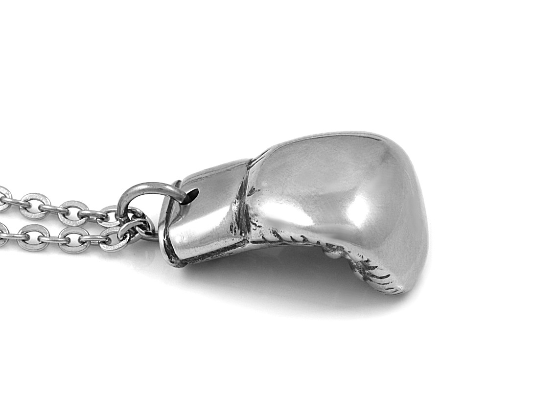 Boxningshandske Halsband, Boxare Smycke i Tenn - 4