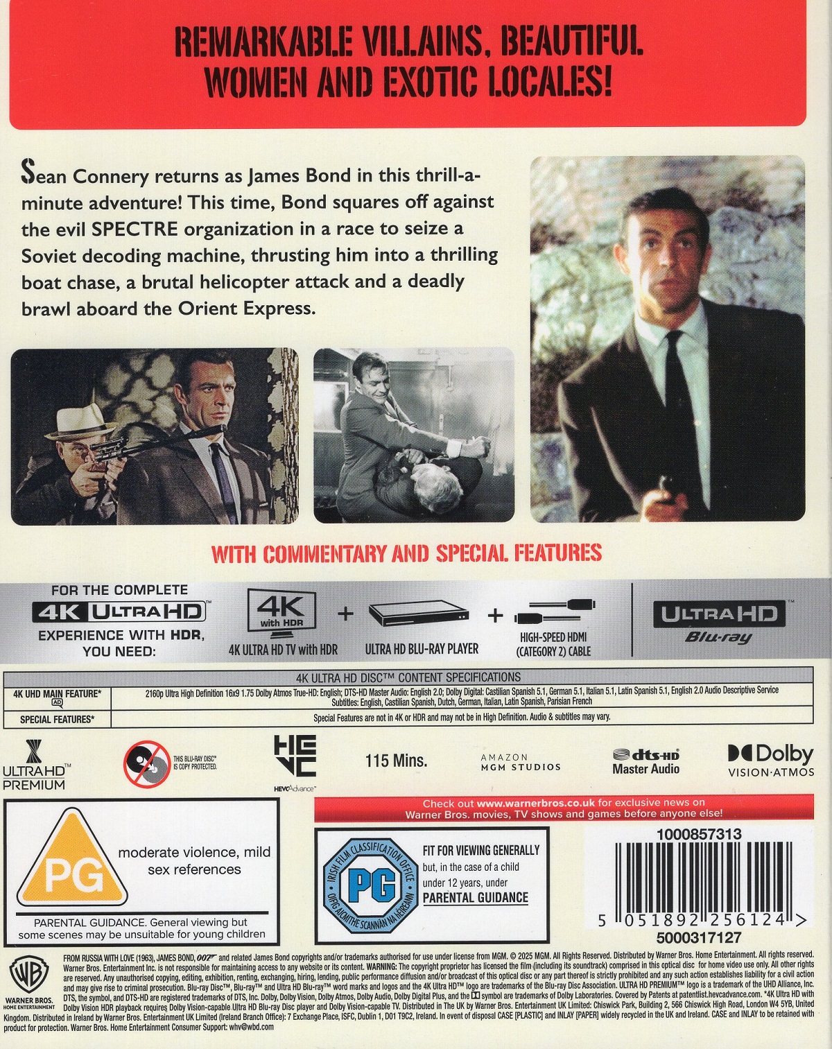 From Russia With Love (ej svensk text) (4K Ultra HD) - 2