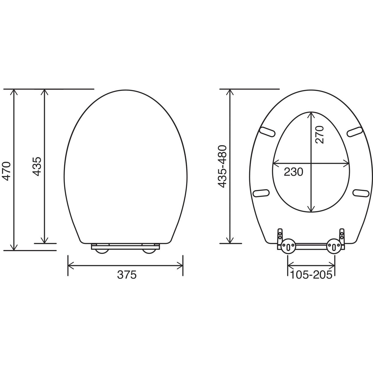 MDF Wood Design Seat - Beech - 3
