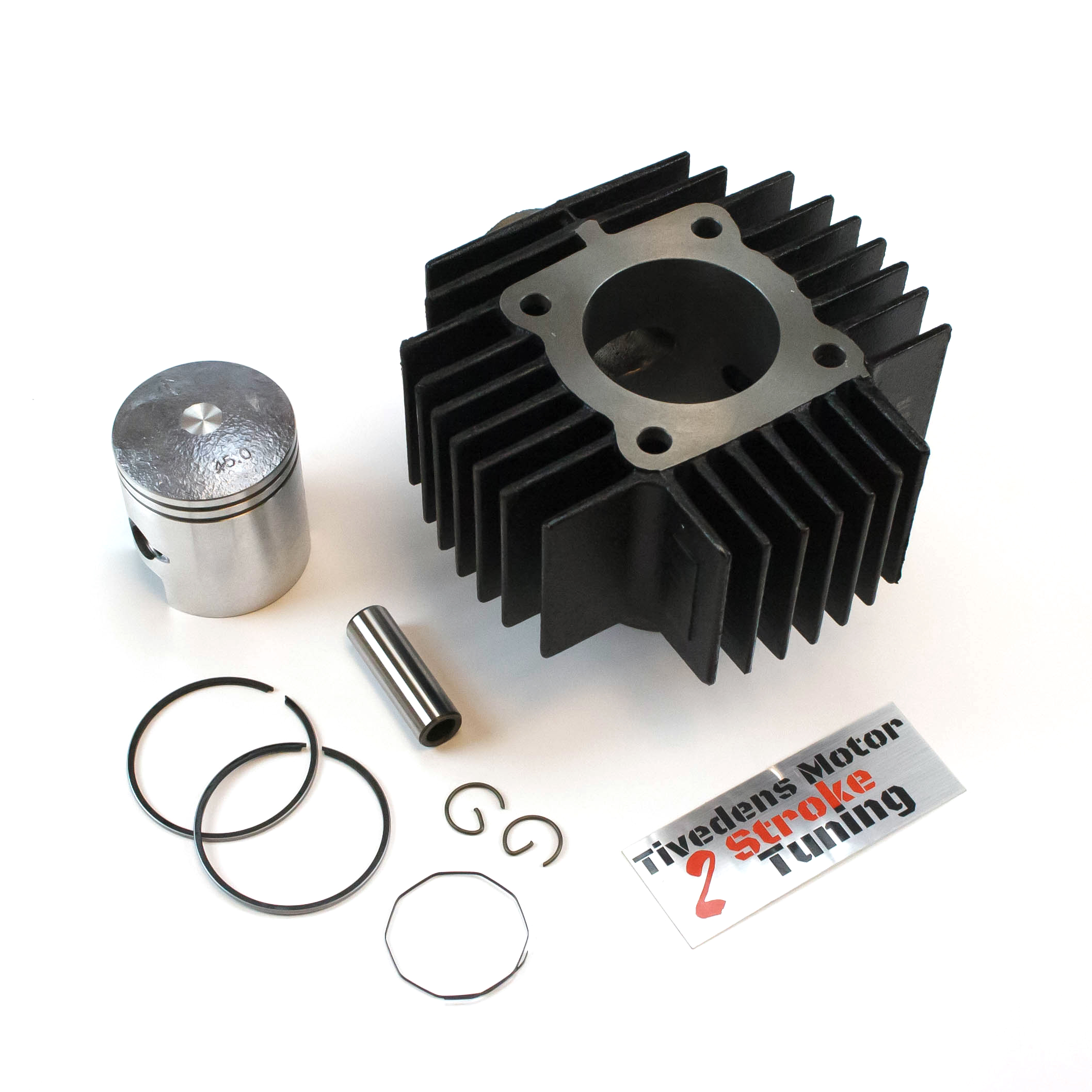 Cylinder Suzuki K50, 45mm S2 - Ported and machined by Tivedens motor,