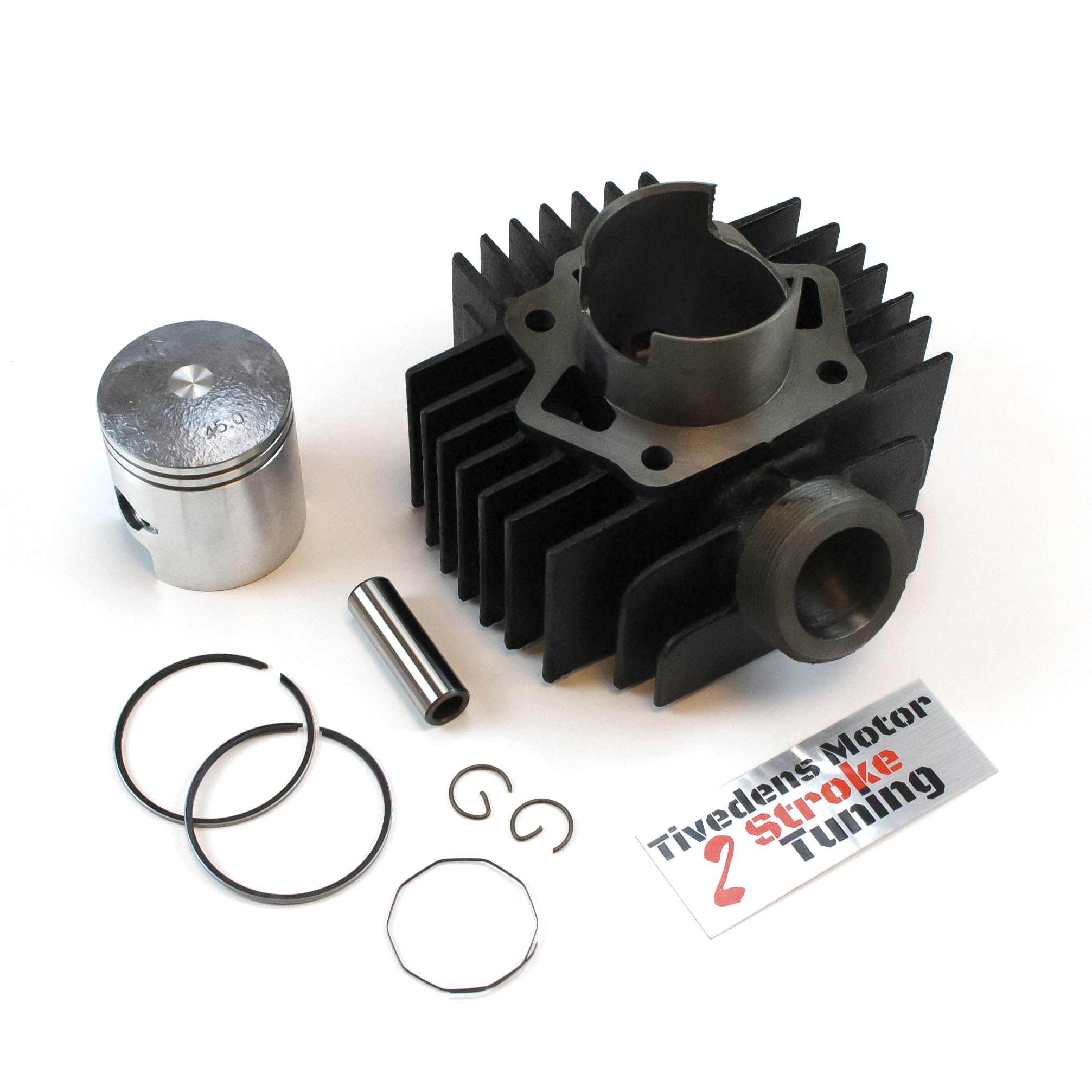 Cylinder Suzuki K50, 45mm S2 - Ported and machined by Tivedens motor, - 2