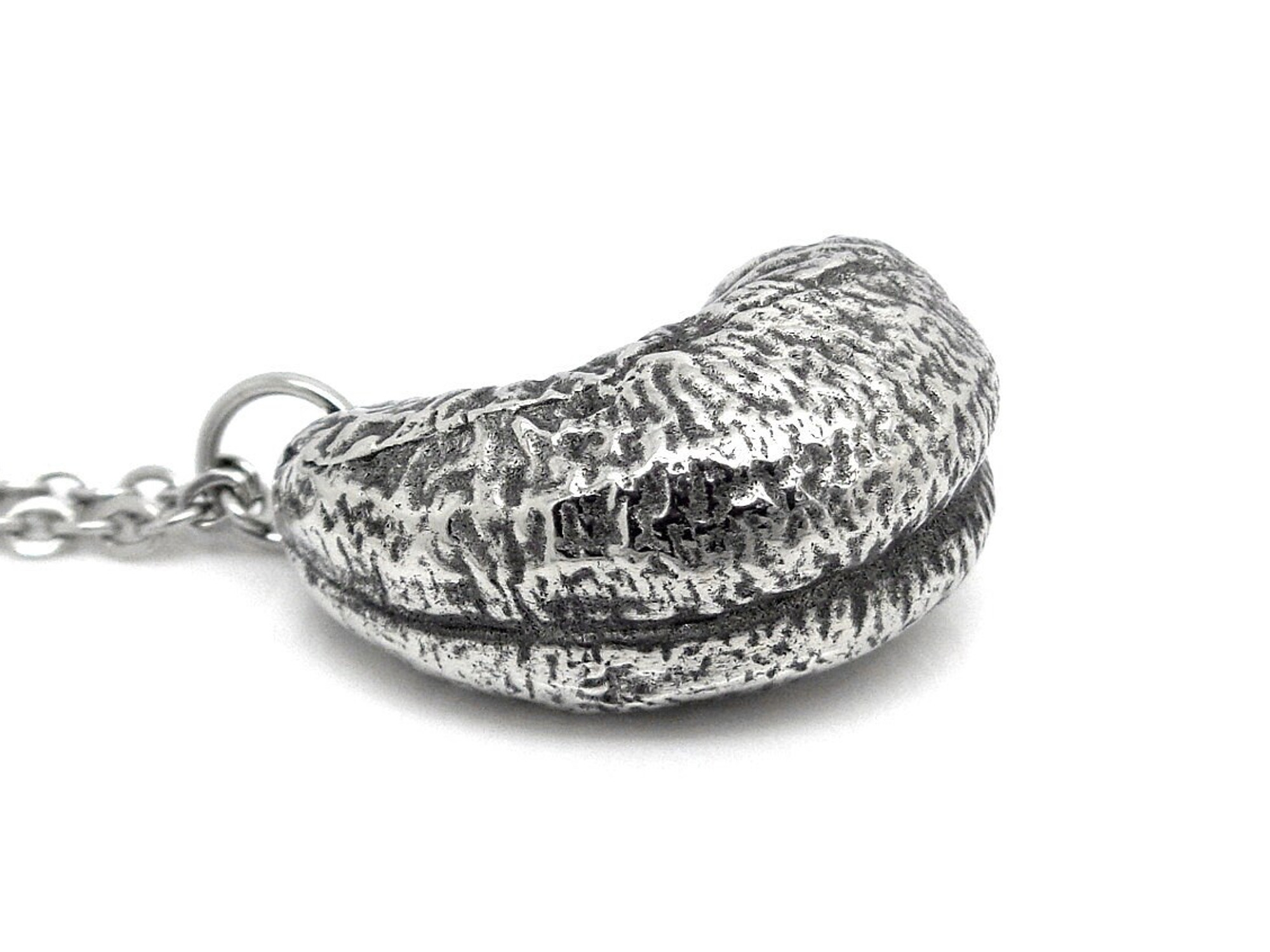 Cashewnöt Halsband, Natur Smycke i Tenn - 3