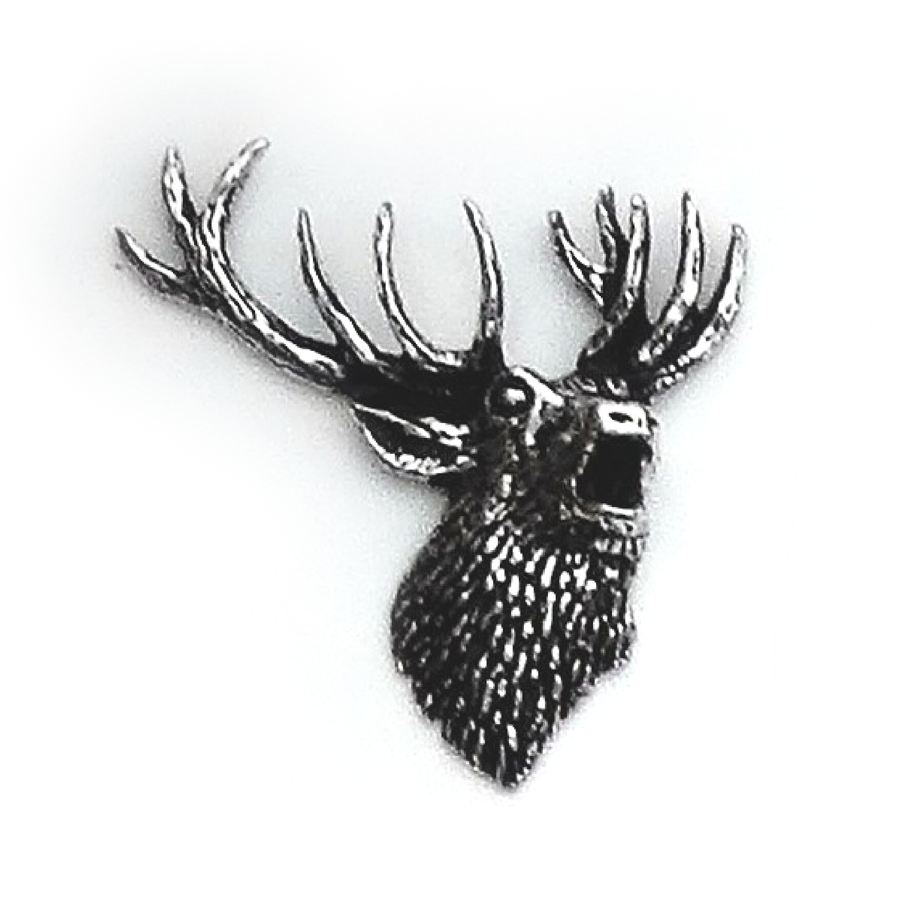 PIN Huvud Kronhjort (brölande)