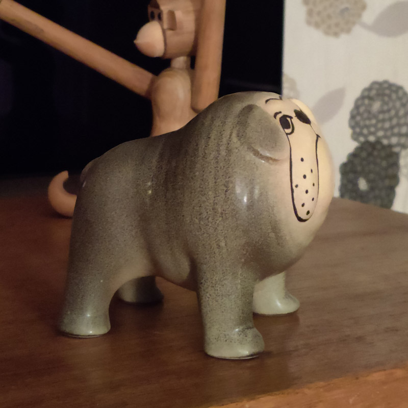 Lisa Larson BULLDOG｜Vintage Mini Bulldog by Lisa Larson for