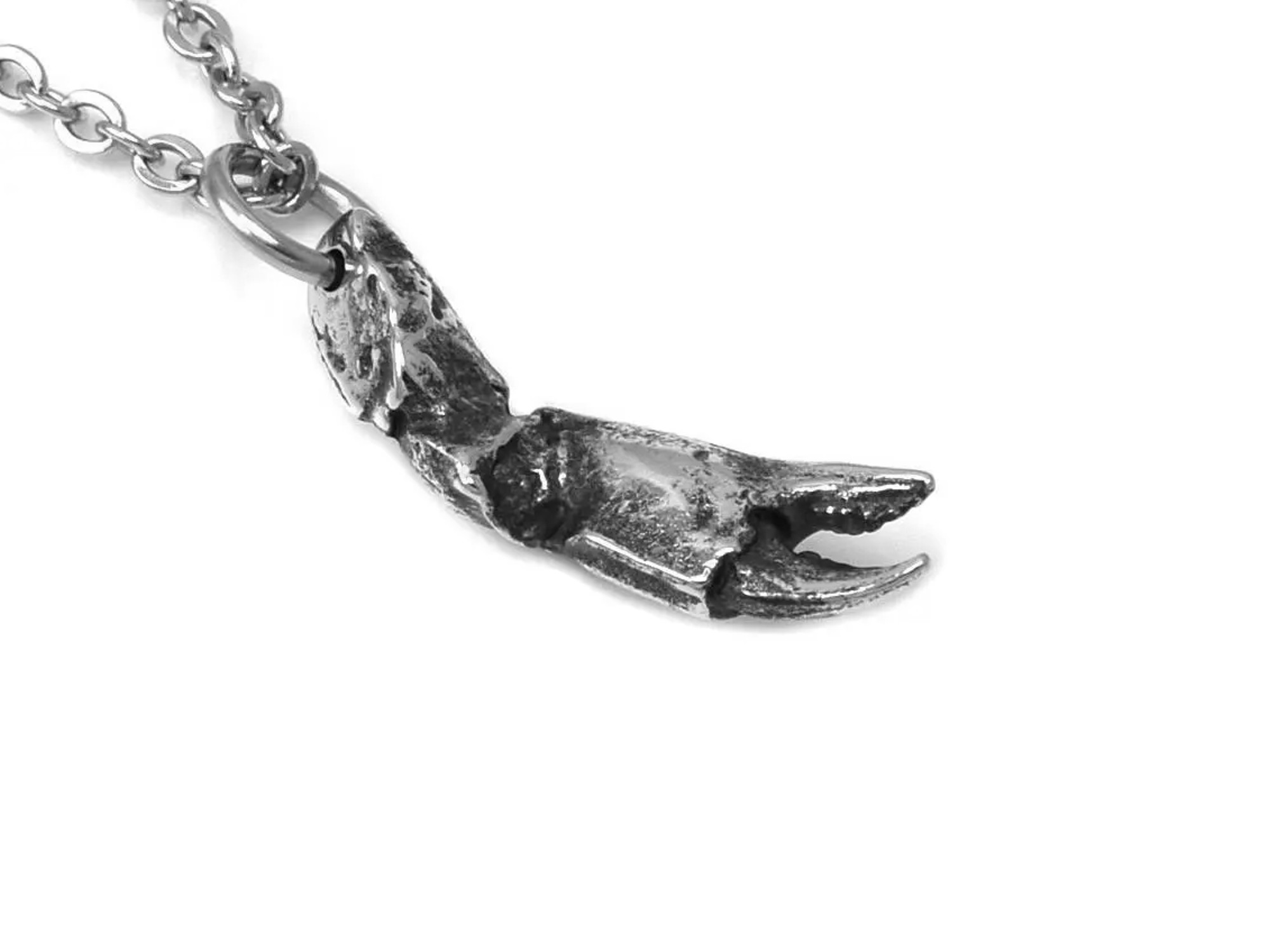 Krabbklo Halsband, Krabba Smycke i Tenn - 4