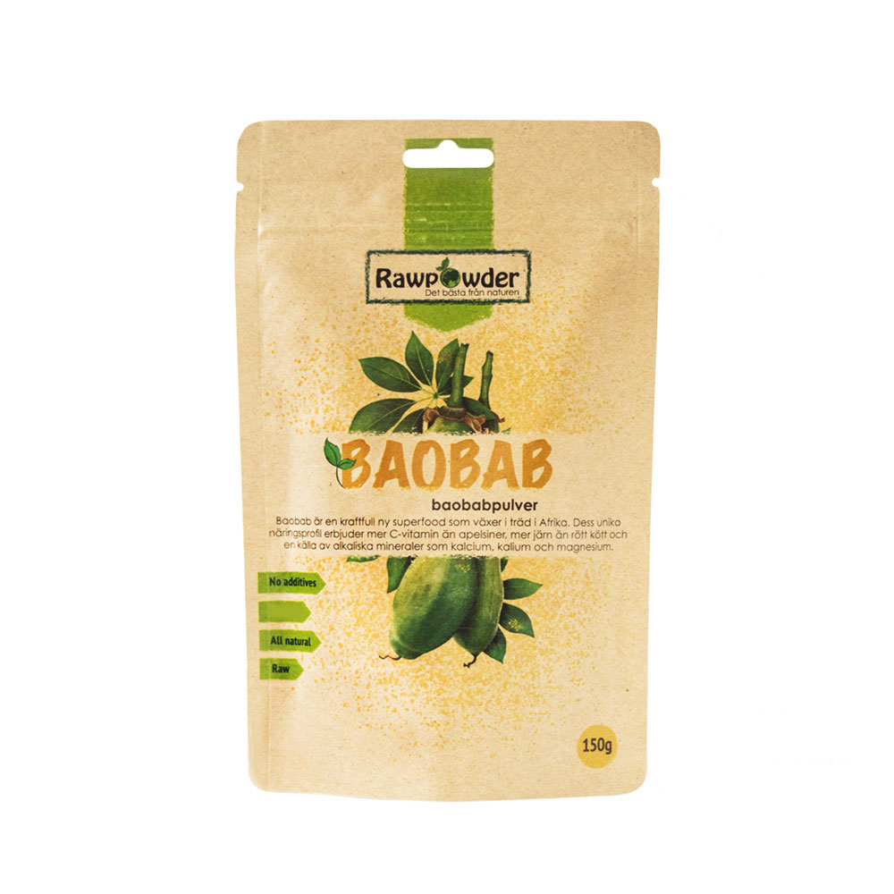 Baobab pulver 150 g Rawpowder