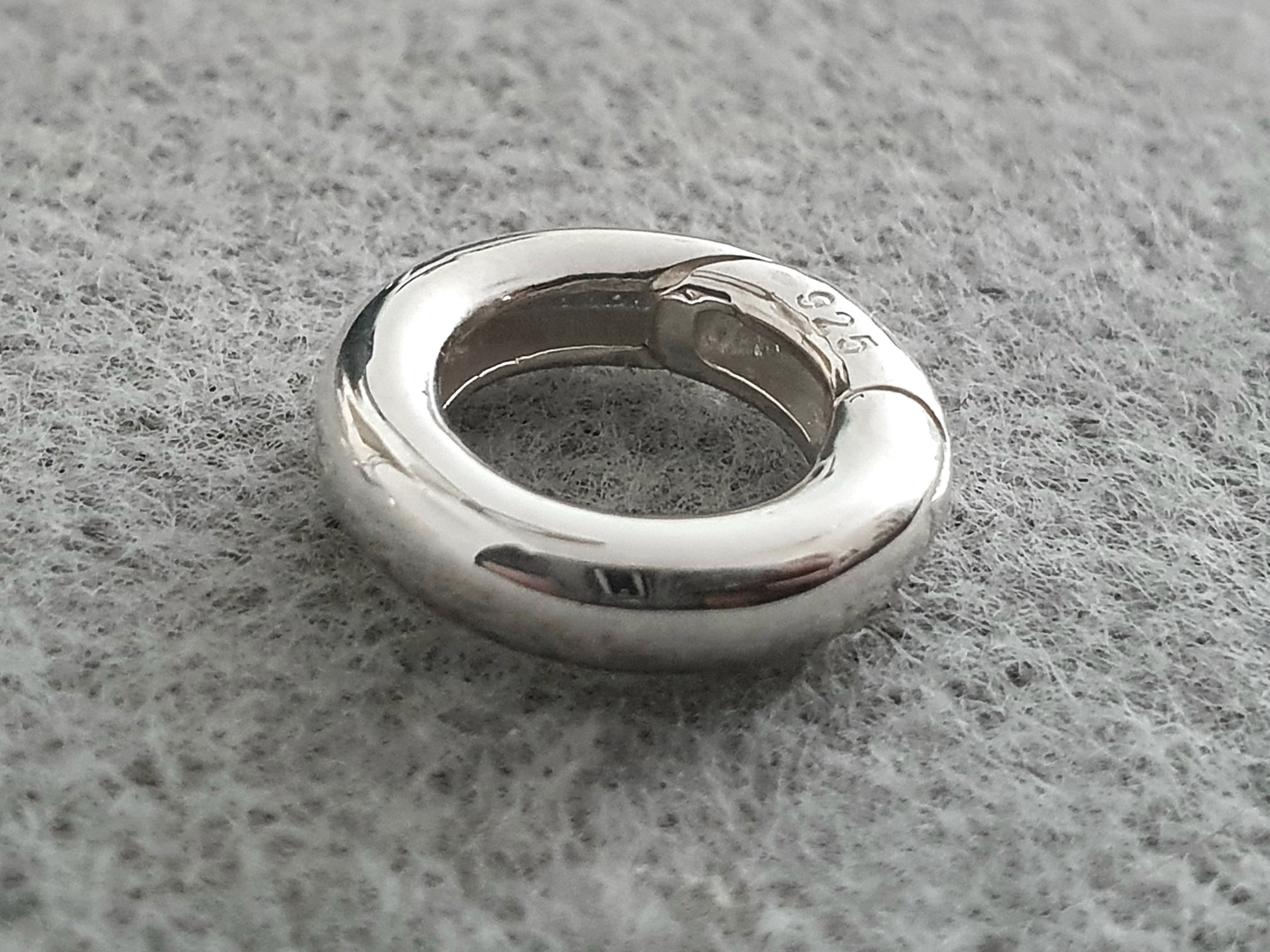 Låsring ca.15mm, 925-silver