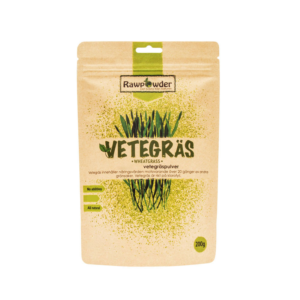 Vetegräs pulver 200 g Rawpowder