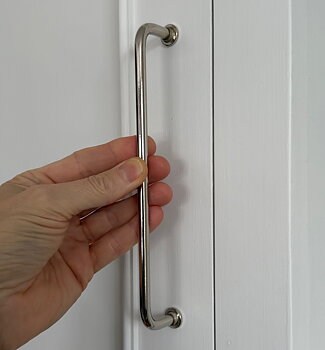 Handtag Bruno 192 - Blank nickel