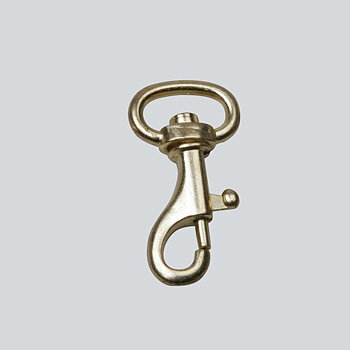 Karbinhake Oval-ring,  38 mm (Mässing)