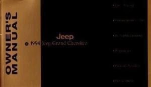 1994 Jeep Grand Cherokee Owner's Manual