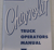 1956 Chevrolet Truck Operators Manual