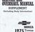 1975 Chevrolet Monza Town Coupe Service and Overhaul Manual Supplement Including Body Information