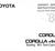 1989 Toyota Corolla Instruktionsbok