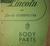 1950 Lincoln Body Parts Catalogue
