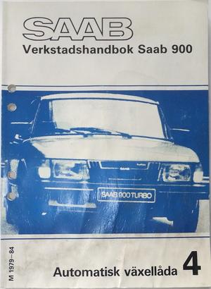 1979 - 1984 SAAB 900 Verkstadshandbok Automatisk växellåda
